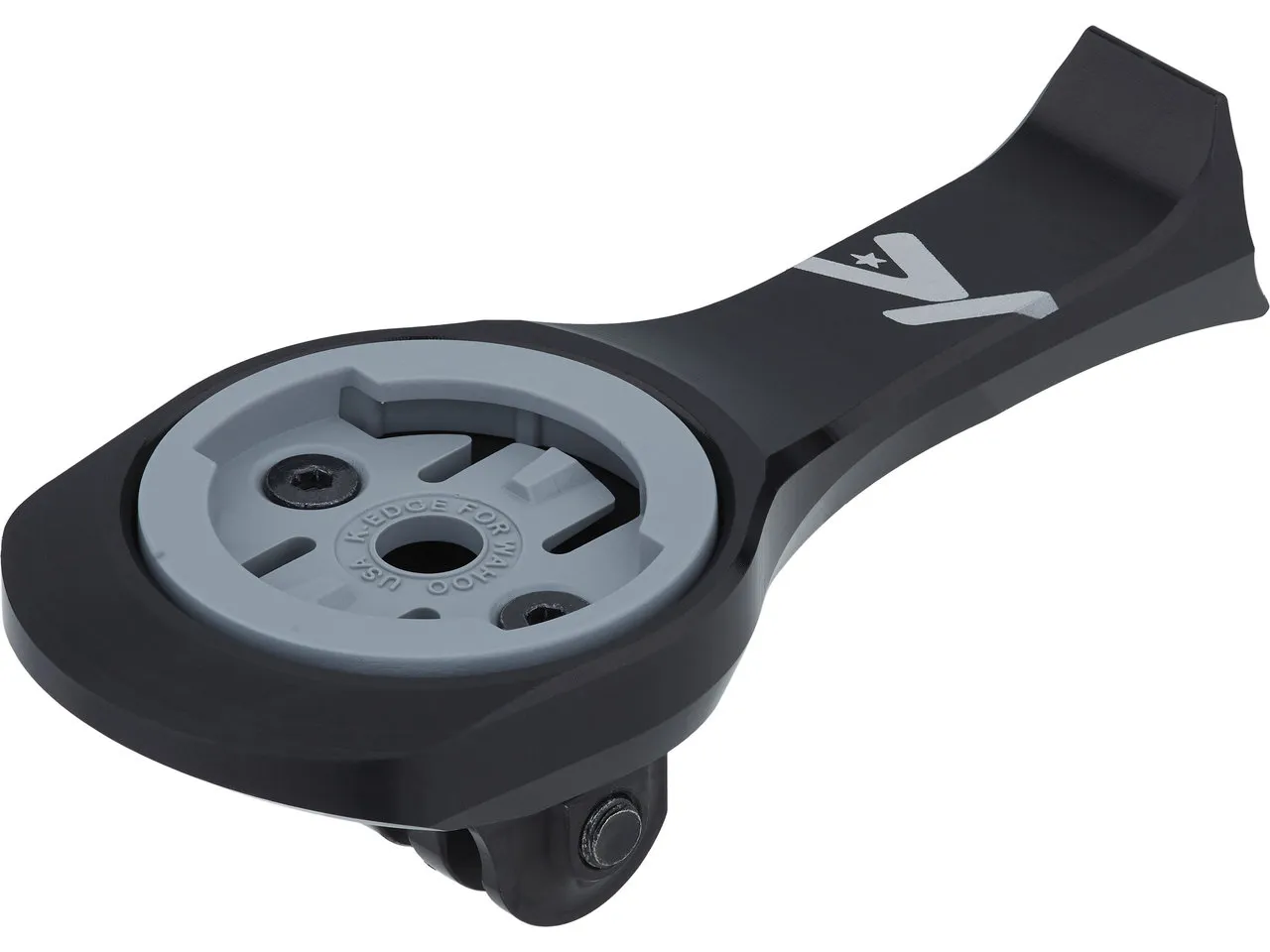 K-Edge Vorbauhalterung Future Combo für Wahoo und GoPro, Black anodize, One Size