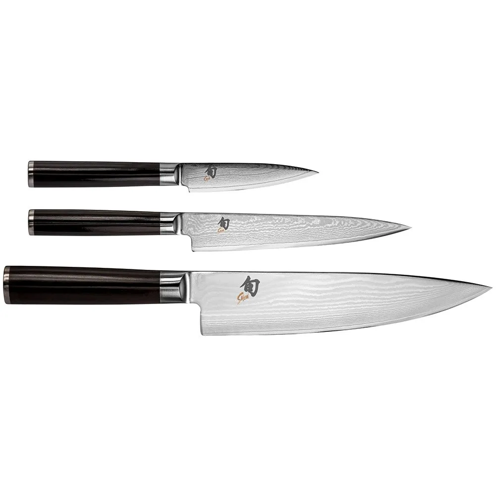 Kai Shun Classic Knivset, Brown / silver, One Size Kai Shun Classic Knivset, Brown / silver, One Size