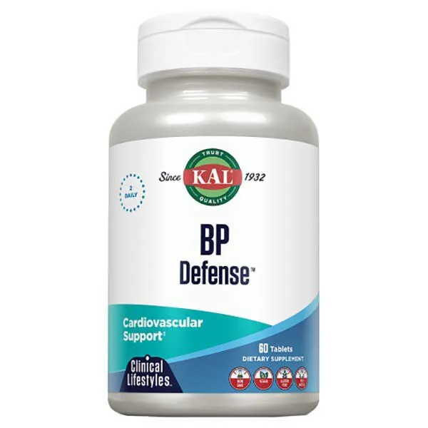 Kal Bp Defense Cardiovascular Support Tabletter 60 Enheter, One size