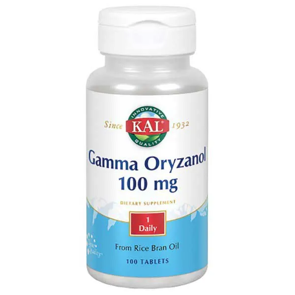 Kal Gamma Oryzanol 100mg Cardiovascular Support 100 Tabletter, One size