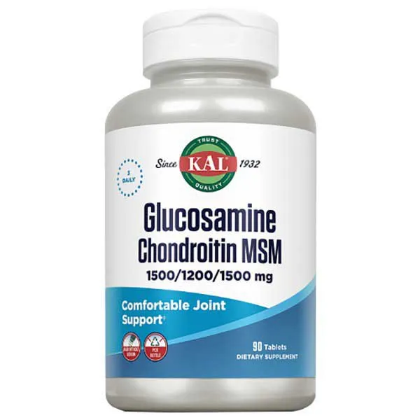 Kal Glucosamine Chondroitin Msm Osteo-articular Support Tabletter 90 Enheter, One size