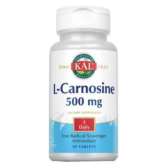 Kal L-carnosine 500mg Amino Acid Tabletter 30 Enheter, One size