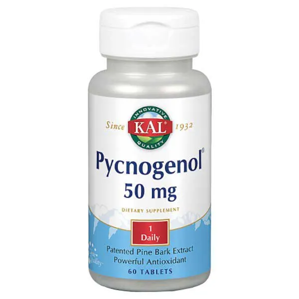 Kal Pycnogenol 50mg Antioxidant Tabletter 60 Enheter, One size