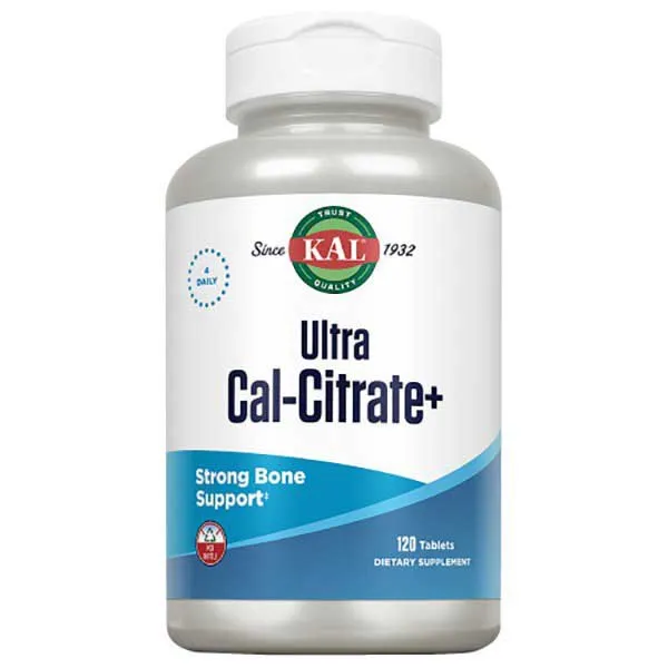 Kal Ultra Cal-citrate+ Osteo-articular Support Tabletter 120 Enheter, One size