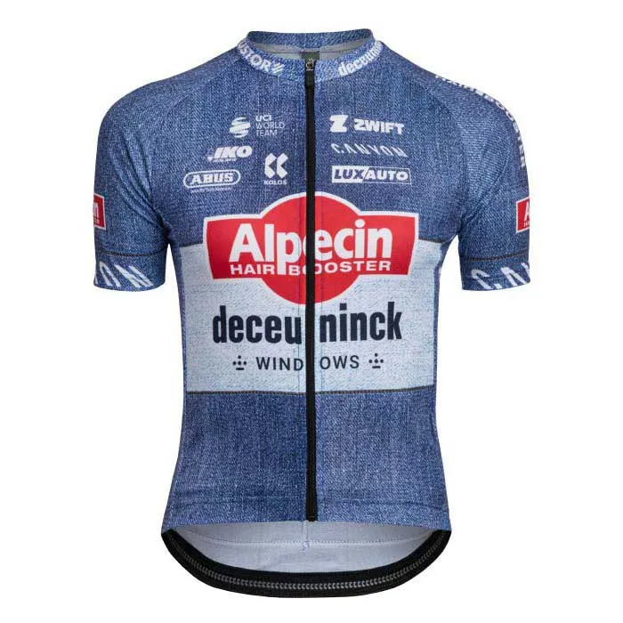 Kalas Alpecin-deceuninck 2024 Korta ärmar Cykeltröja Kalas Alpecin-deceuninck 2024 Korta ärmar Cykeltröja