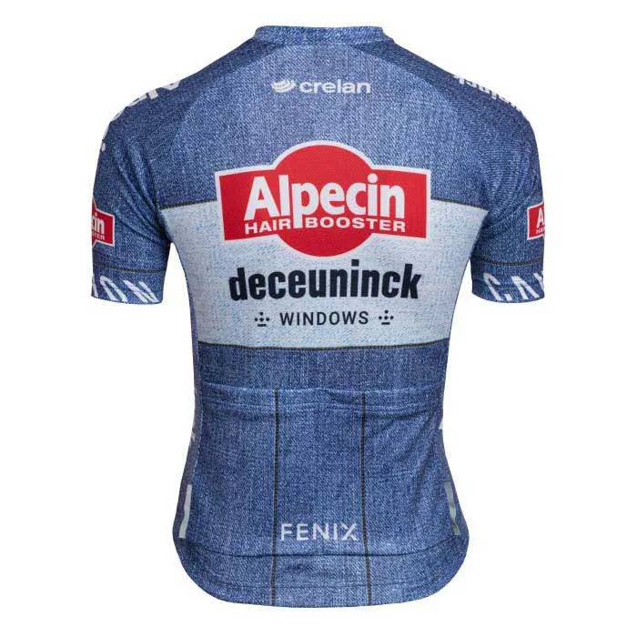 Kalas Alpecin-deceuninck 2024 Korta ärmar Cykeltröja Kalas Alpecin-deceuninck 2024 Korta ärmar Cykeltröja
