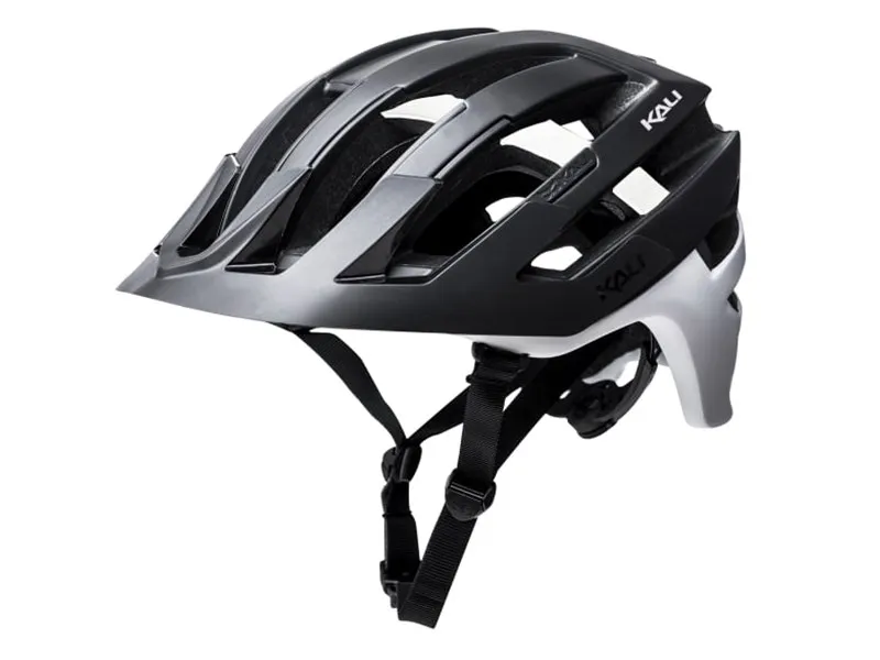 Kali Interceptor MTB cykelhjälm svart/vit, Vit/svart