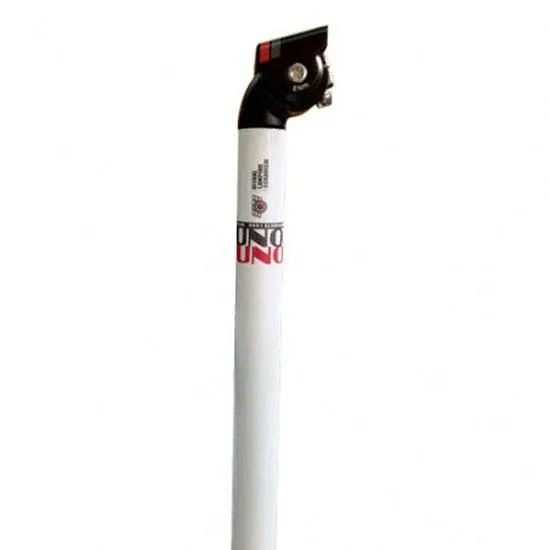 Kalloy Uno Sadelstolpe, White / black, 350mm, 31.6mm Kalloy Uno Sadelstolpe, White / black, 350mm, 31.6mm