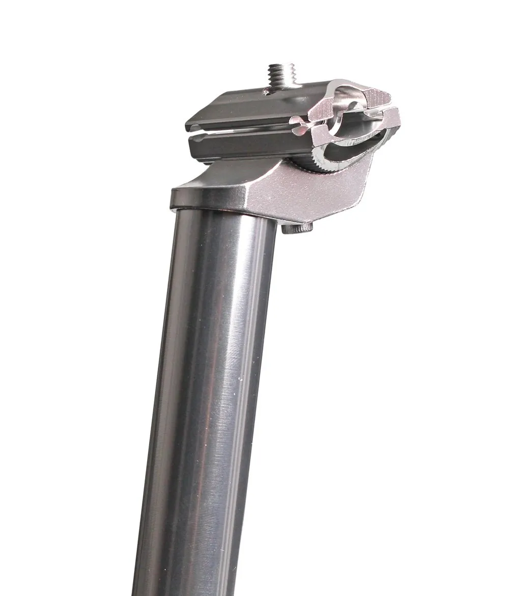 Kalloy Uno Uno alu sadelstolpe 27,2 x 400, Silver Kalloy Uno Uno alu sadelstolpe 27,2 x 400, Silver