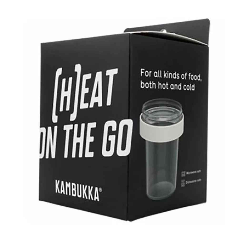 Kambukka Mikrovågsugnskompatibelt Fack För Matlåda För Bora Termos, Clear, One Size