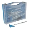 Kampa Grippa Tältpinne 20 Enheter, Silver / blue, One Size