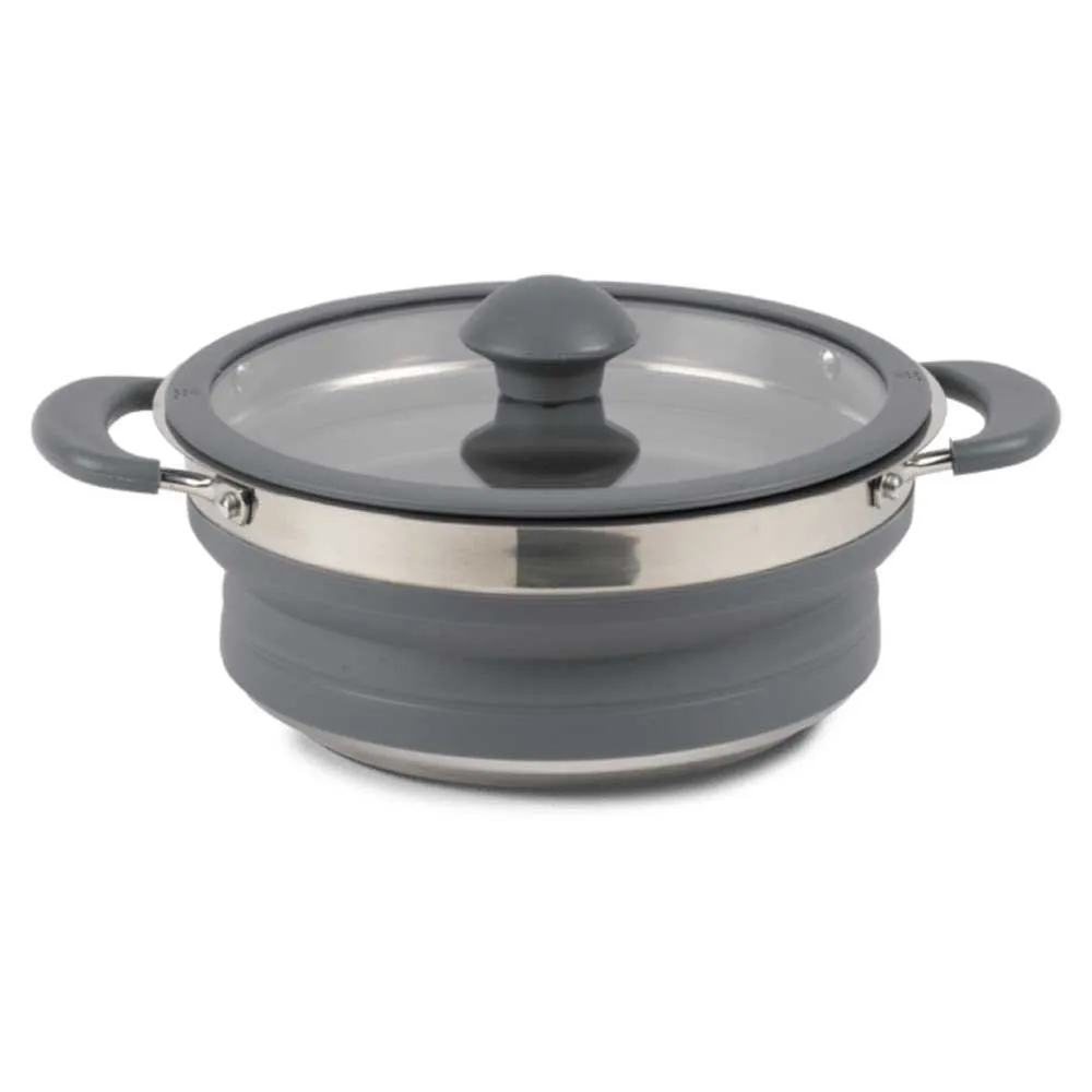 Kampa Hopfällbar Såskastrull 1.5l, Grey, One Size