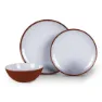 Kampa Melamine Porslin 12 Enheter, Ember red, One Size