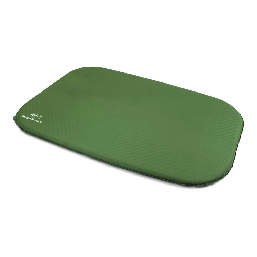 Kampa Snuggle Double 7.5 Uppblåsbar Madrass, Green