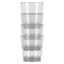 Kampa Stackable Glas 4 Enheter, Transparent, One Size