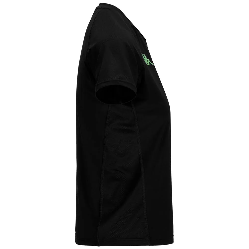 Kappa Kombat Fiba T-shirt Med Korta ärmar, Black Kappa Kombat Fiba T-shirt Med Korta ärmar, Black
