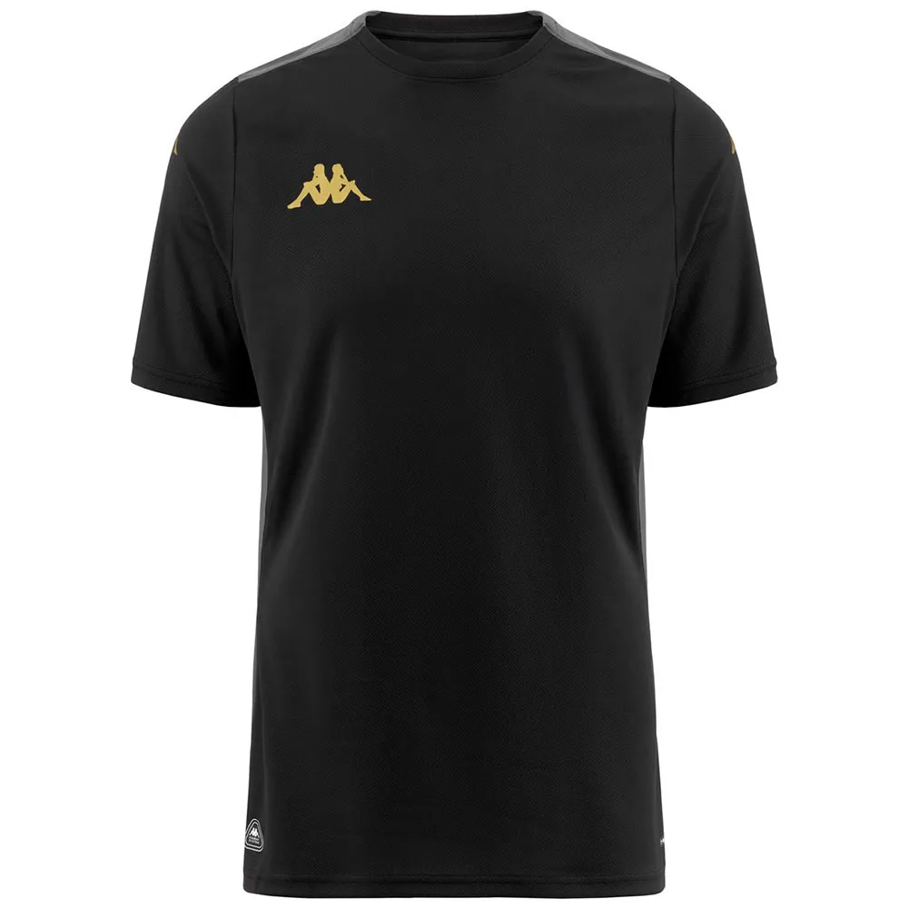 Kappa Player Gabou T-shirt Med Korta ärmar, Black / grey charcoal Kappa Player Gabou T-shirt Med Korta ärmar, Black / grey charcoal