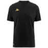 Kappa Player Gabou T-shirt Med Korta ärmar, Black / grey charcoal