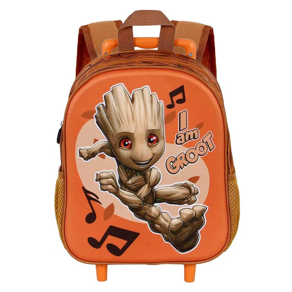 Karactermania 3d Soundtrac I Am Groot Marvel 34 Cm Ryggsäck Med Hjul, Multicolour