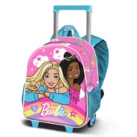 Karactermania Barbie Liten 3d-ryggsäck Med Hjul Regnbågsfärgad Karactermania Barbie Liten 3d-ryggsäck Med Hjul Regnbågsfärgad
