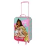 Karactermania Barbie Pets Soft 3d Trolleyväska, Pink
