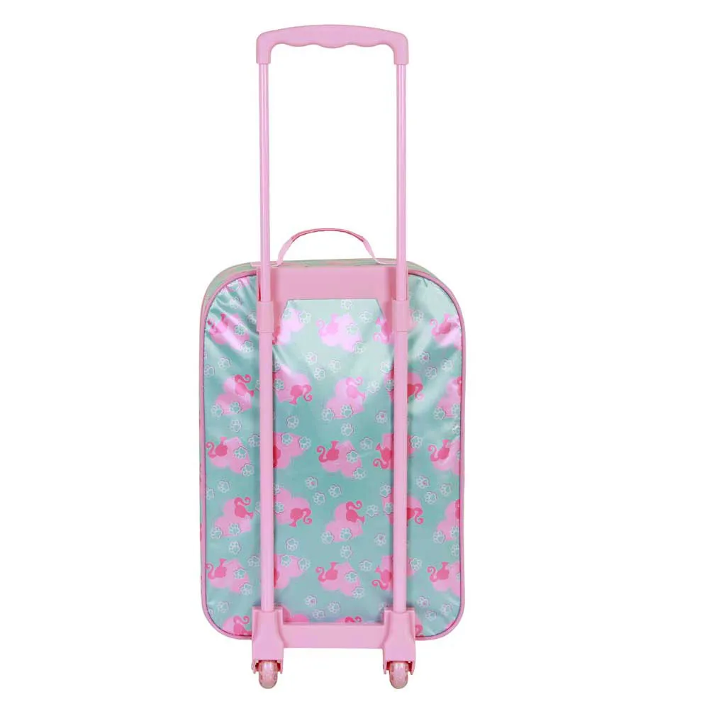 Karactermania Barbie Pets Soft 3d Trolleyväska, Pink