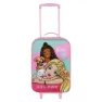 Karactermania Barbie Pets Soft 3d Trolleyväska, Pink