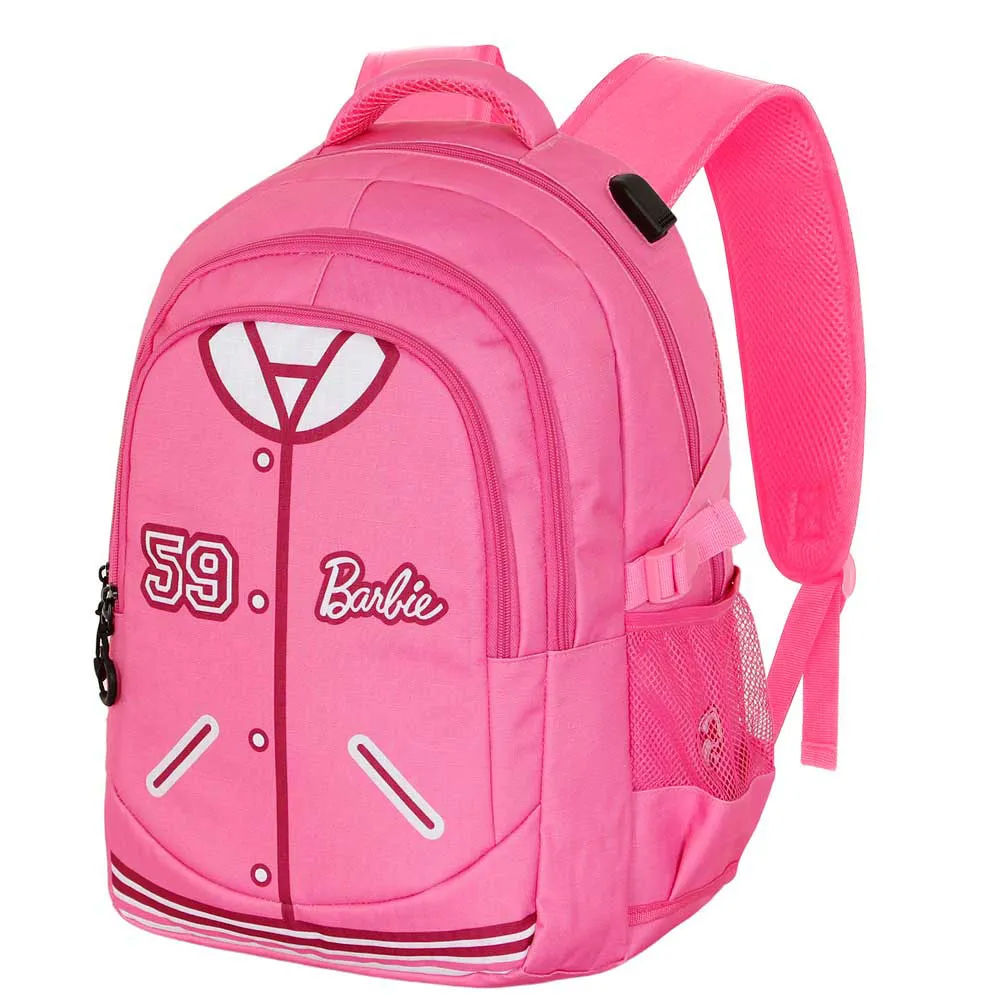 Karactermania Barbie Varsity Plus Running Ryggsäck, Pink
