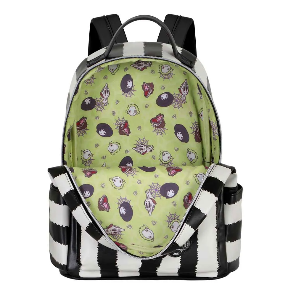 Karactermania Beetlejuice Stripes-heady Ryggsäck, White