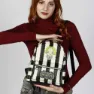 Karactermania Beetlejuice Stripes-heady Ryggsäck, White