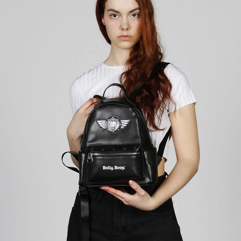 Karactermania Betty Boop Motor Love Heady Ryggsäck, Black Karactermania Betty Boop Motor Love Heady Ryggsäck, Black