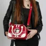 Karactermania Betty Boop Varsity Bowling Fashion Väska, Burgundy