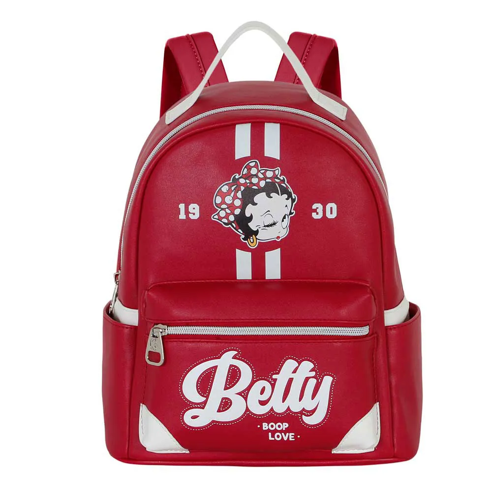 Karactermania Betty Boop Varsity-heady Ryggsäck, Burgundy Karactermania Betty Boop Varsity-heady Ryggsäck, Burgundy