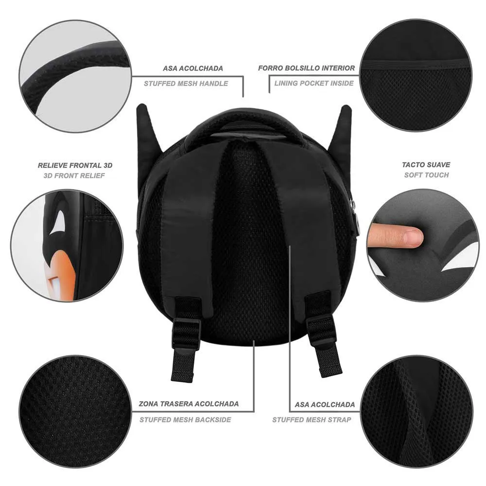 Karactermania Dc Comics Batman Emoji Ryggsäck, Black