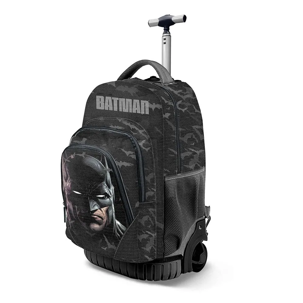 Karactermania Dc Comics Batman Gts Trolley Ryggsäck Med Ansiktsfläkt, Black Karactermania Dc Comics Batman Gts Trolley Ryggsäck Med Ansiktsfläkt, Black