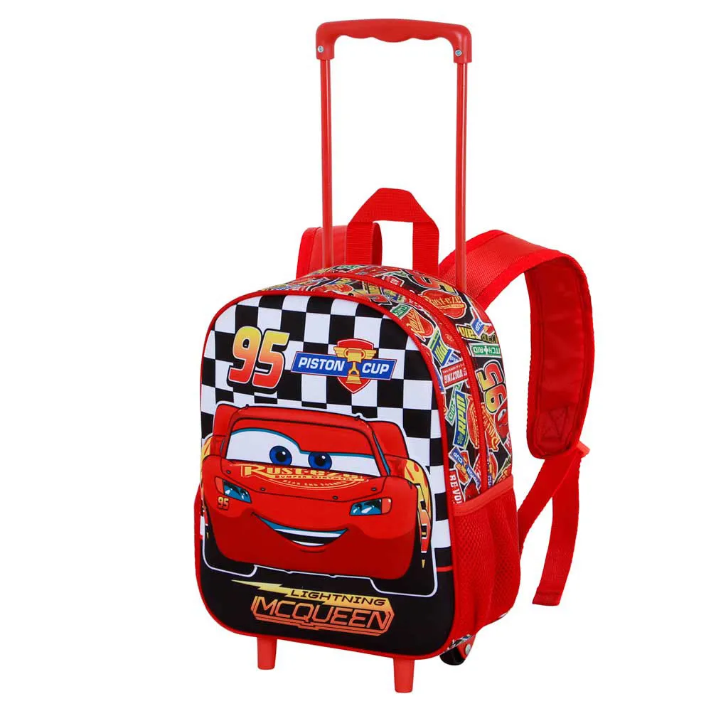Karactermania Disney Cars 3 Racer 3d Ryggsäck Med Hjul, Red