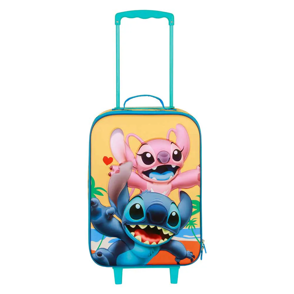 Karactermania Disney Lilo & Stitch Ocean Soft Trolleyväska, Blue