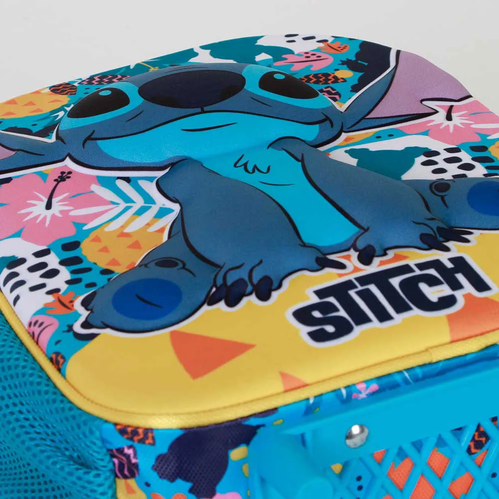Karactermania Disney Lilo And Stitch Small 3d Ryggsäck Med Hjul, Turquoise