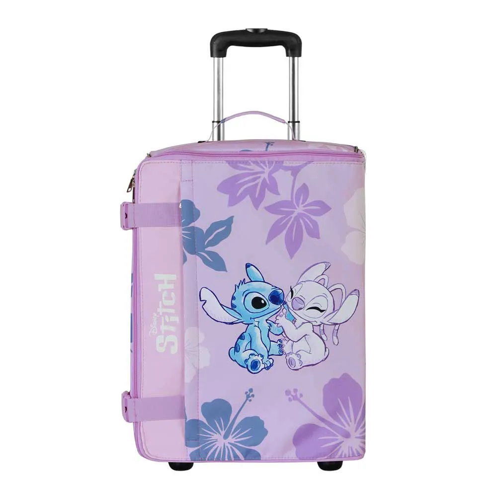 Karactermania Disney Lilo & Stitch Stitch & Angel Trolleyväska, Pink