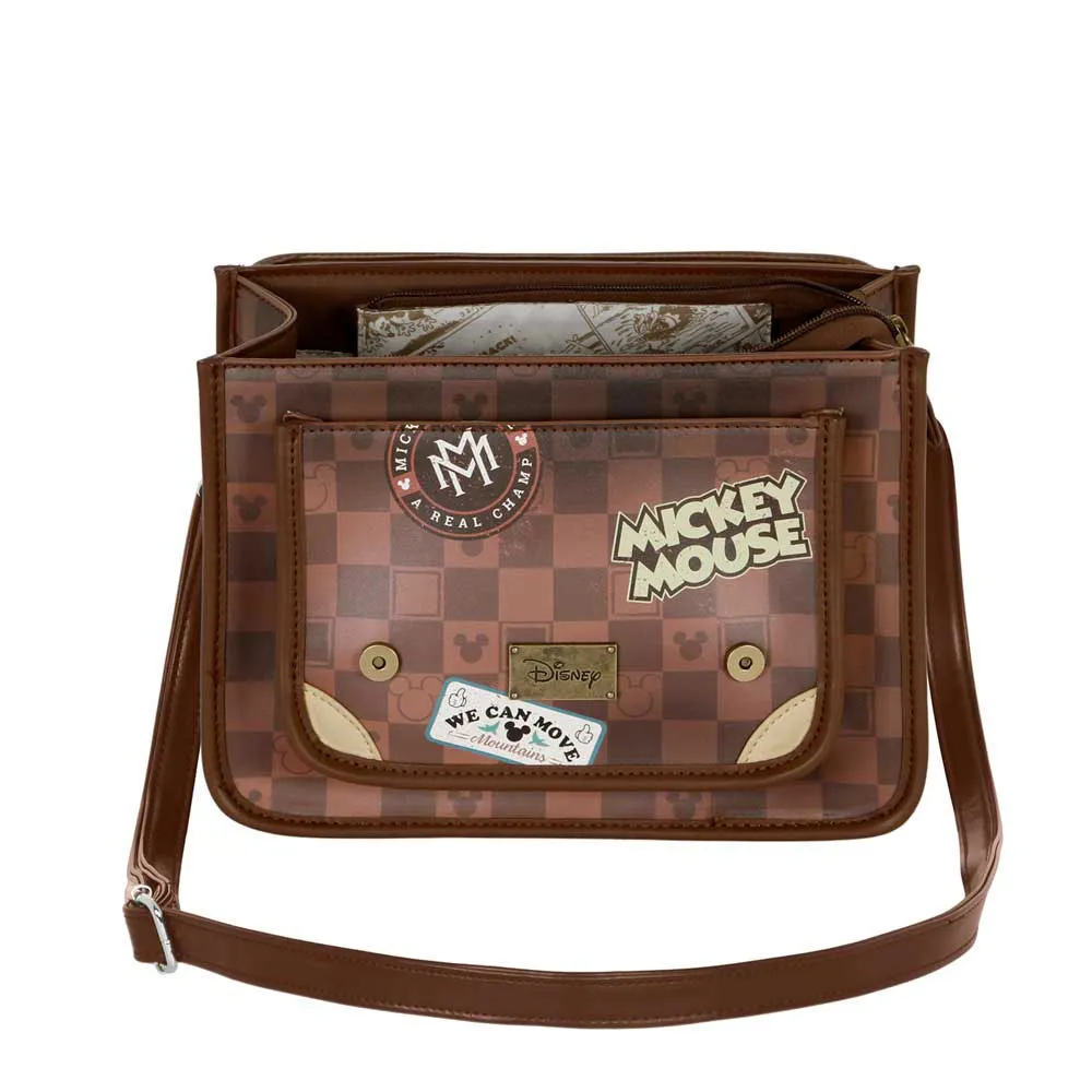 Karactermania Disney Mickey Mouse Journey Satchel Väska, Brown Karactermania Disney Mickey Mouse Journey Satchel Väska, Brown