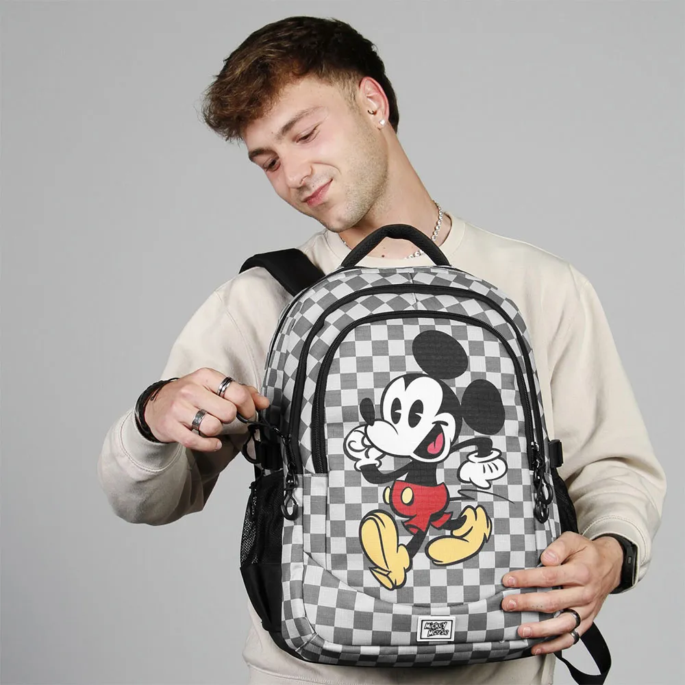 Karactermania Disney Mickey Mouse Move Plus Running Ryggsäck, Grey Karactermania Disney Mickey Mouse Move Plus Running Ryggsäck, Grey