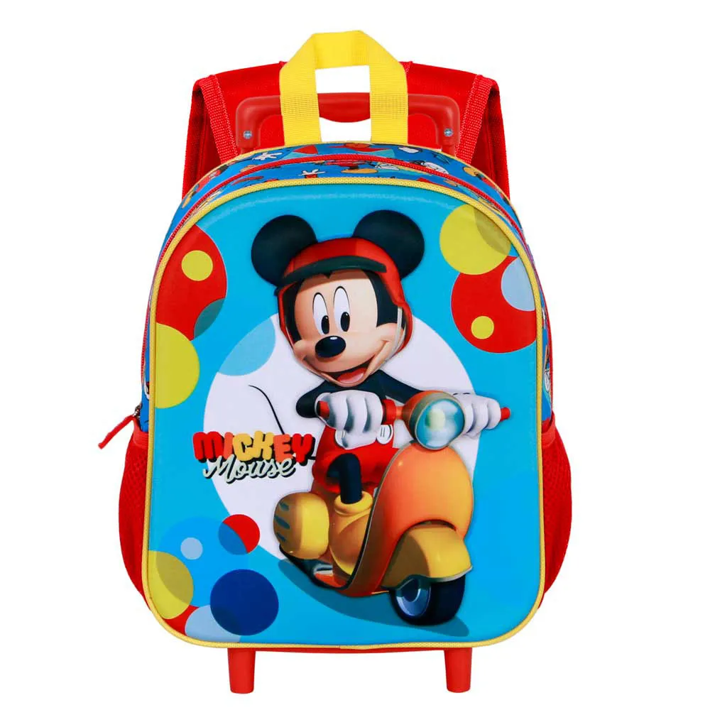 Karactermania Disney Mickey Mouse Scooter 3d Ryggsäck Med Hjul, Blue