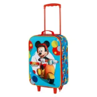 Karactermania Disney Mickey Mouse Scooter 3d Soft Trolleyväska