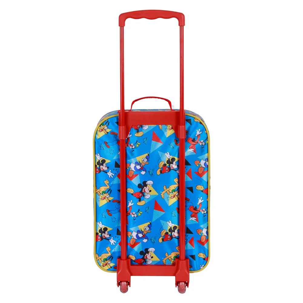 Karactermania Disney Mickey Mouse Scooter 3d Soft Trolleyväska, Blue