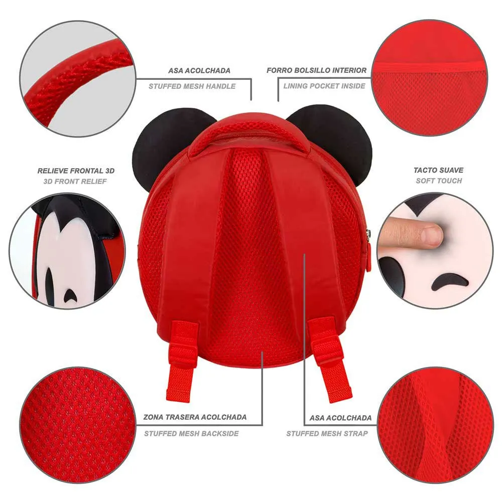 Karactermania Disney Mickey Mouse Send Emoji Ryggsäck, Red