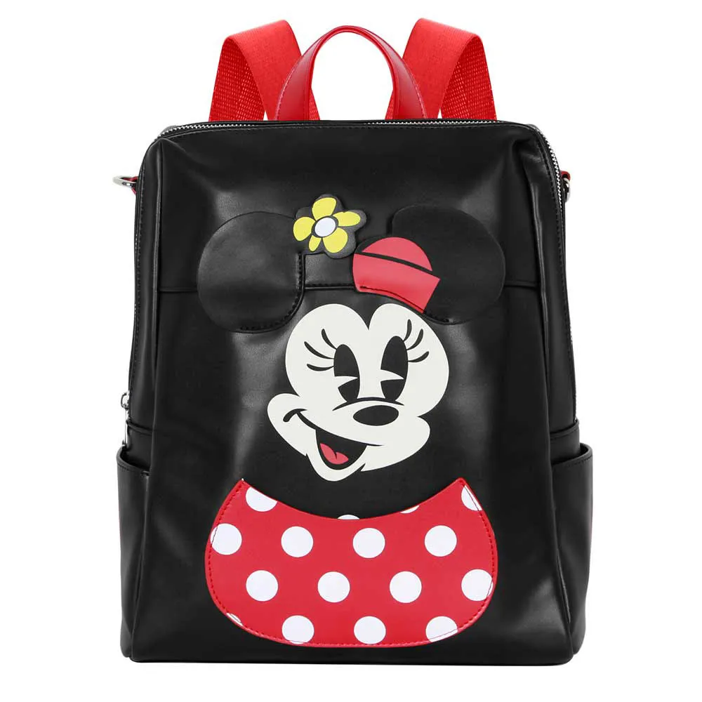 Karactermania Disney Minnie Mouse Face Shield Ryggsäck, Black