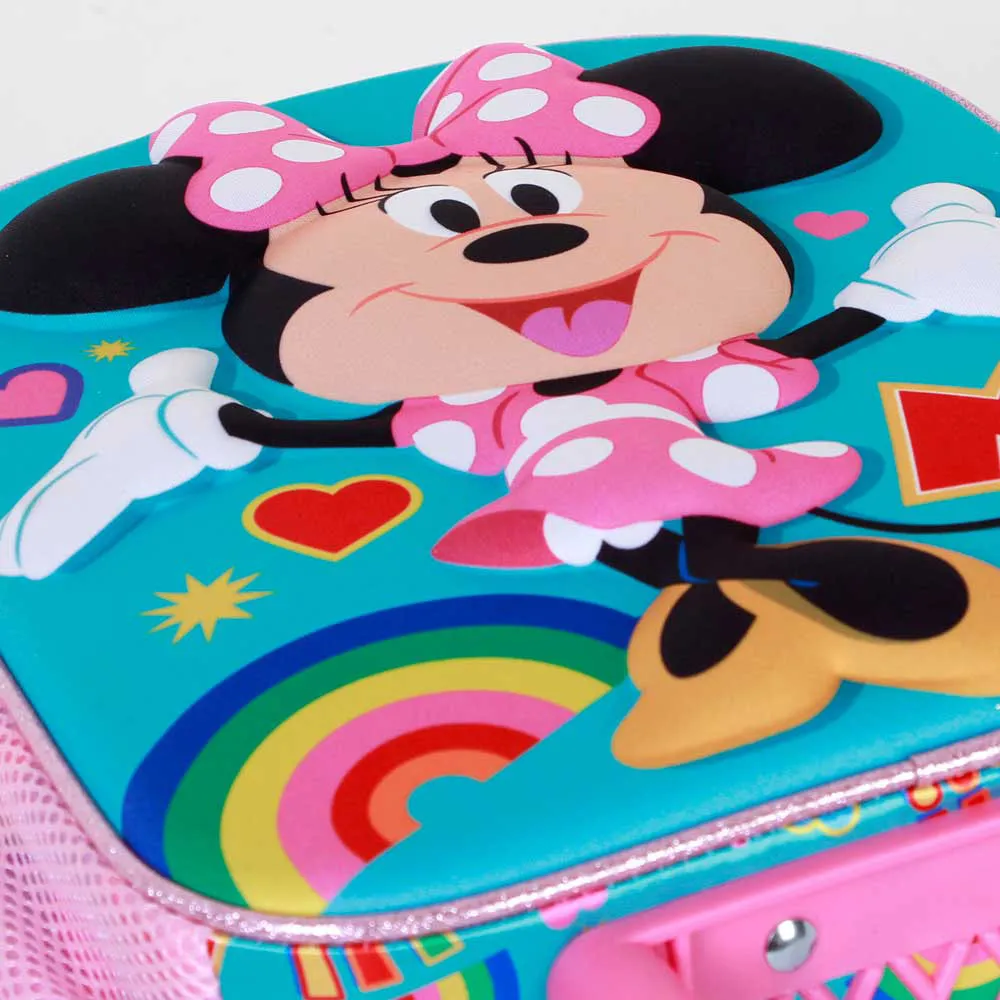 Karactermania Disney Minnie Mouse Greet 3d Ryggsäck Med Hjul, Turquoise