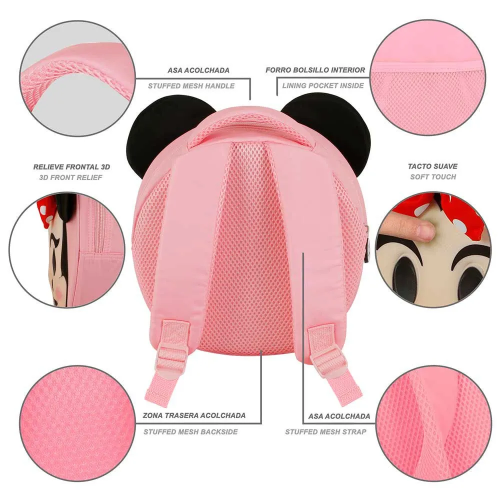 Karactermania Disney Minnie Mouse Send Emoji Ryggsäck, Pink