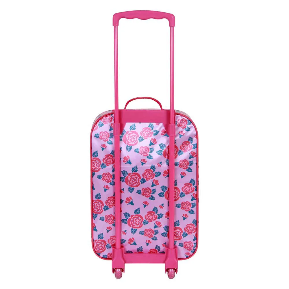 Karactermania Disney Princess Flowers Soft 3d Trolleyväska, Pink