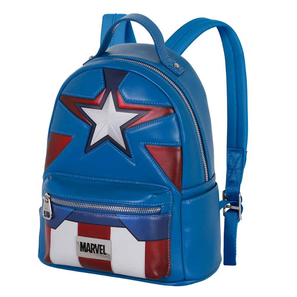 Karactermania Marvel Captain America Courage Heady Ryggsäck, Blue